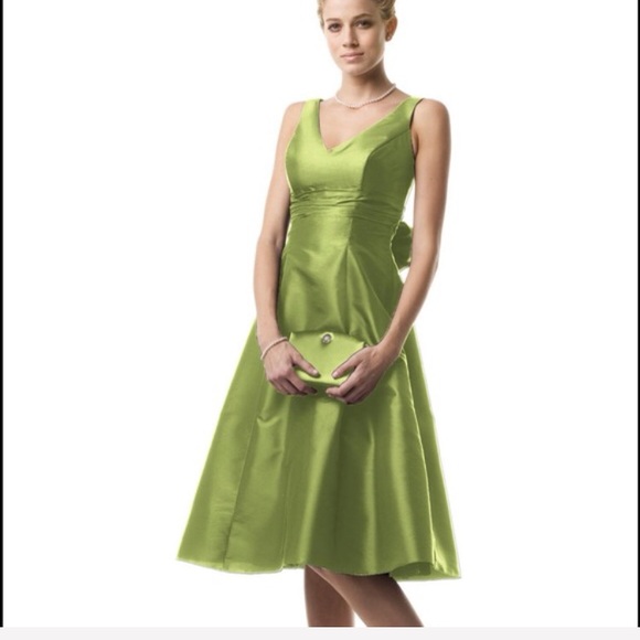 Formal Gown Taffeta Tea-Length - Picture 4 of 4